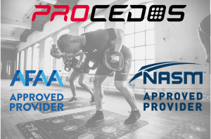 Procedos education material with credits from NASM and AFAA